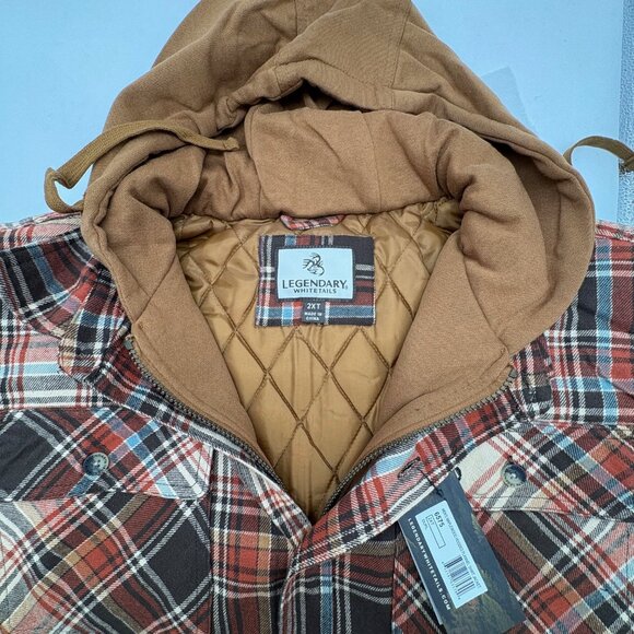 COPY Legendary Whitetails Men's Maplewood Hooded Flannel Shirt - Main Image